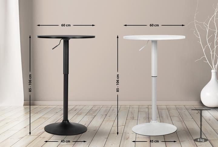 Actual product image CLP Lamoni bar table, bistro table for kitchen, bar & events