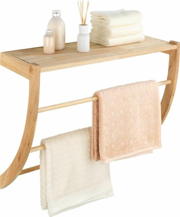 Wenko Wandregal Norway braun 60,0 x 25,0 x 50,0 cm (60 x 25 x 50 cm)