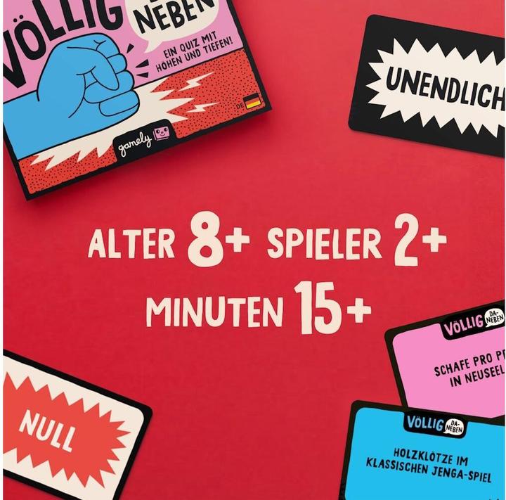 Produktbild Gamely VOELLIG DANEBEN - Bang Out of Oder (Deutsch, 2 - 8 Spieler)