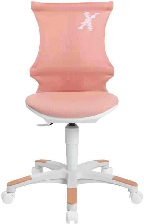 Actual product image Topstar Kinderdrehstuhl Sitness X Chair 10, FX130CR11 rosa, weiss Stoff