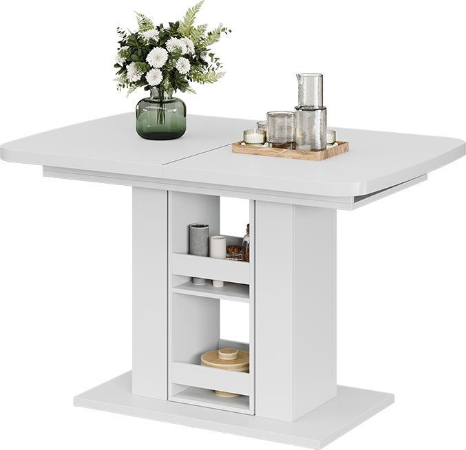 Produktbild Vicco Esstisch Fenaro, Weiss/Weiss, 120 x 80 cm (120 x 80 x 76 cm)