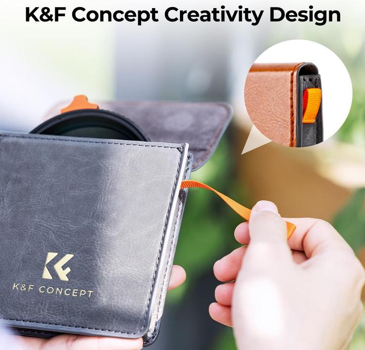 Produktbild K&F Concept 67MM Variable ND2-ND400 Lens Filter (1-9 Stops) 28 Multi-Layer Green Coatings HD Waterproof Scratch