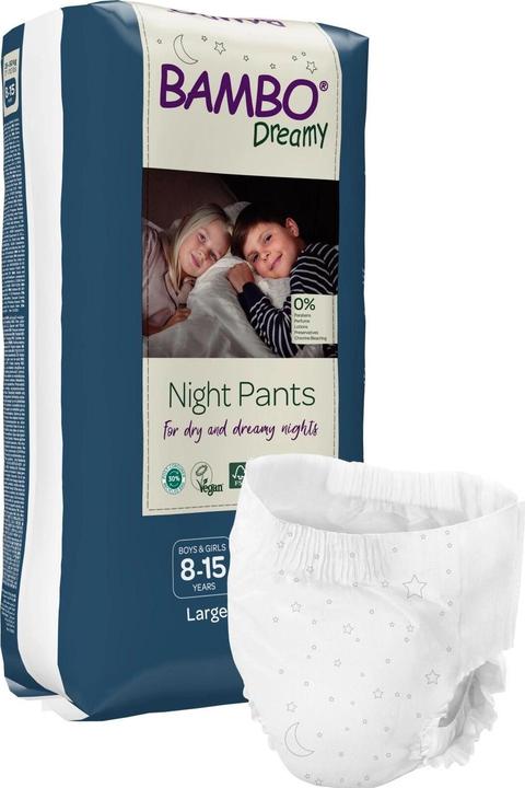Actual product image Bambo Night Pants (Size L, Monthly box, 10 Piece)
