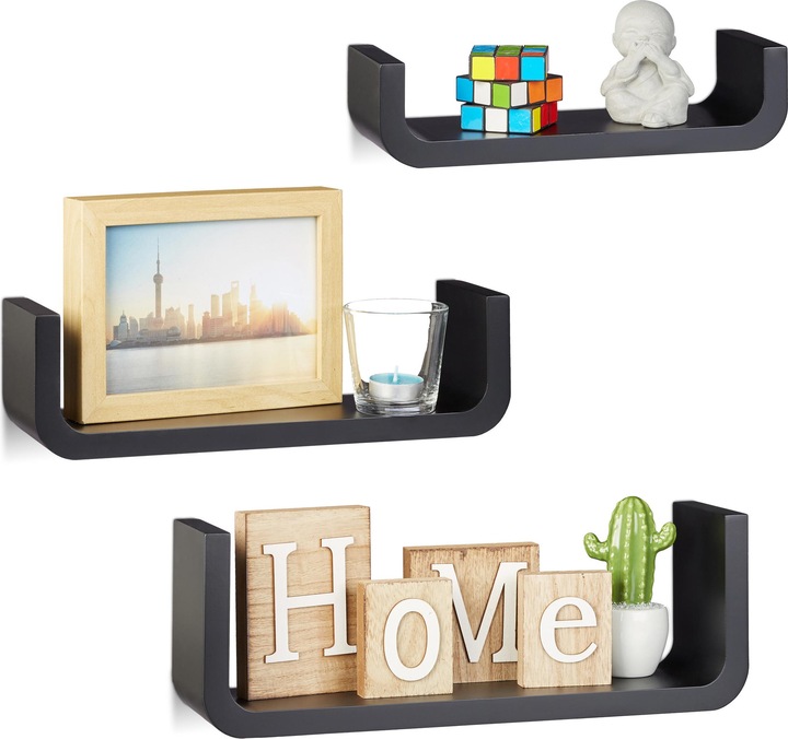 Produktbild Relaxdays Wandregal (39.5 x 10 x 14 cm)
