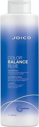 Image du produit Joico Shampooing Color Balance Blue pour cheveux bruns éclaircis 33.8 Fl Oz avec huile de rose musquée et (Shampoing liquide)