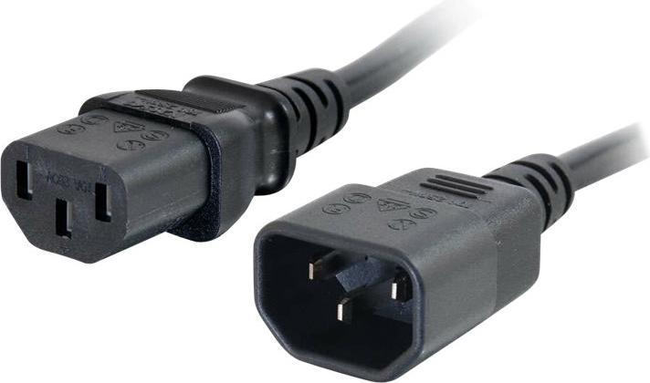 Actual product image C2G Computer Power Cord Extension (5 m, CEE 7/4, CEE 7/5)