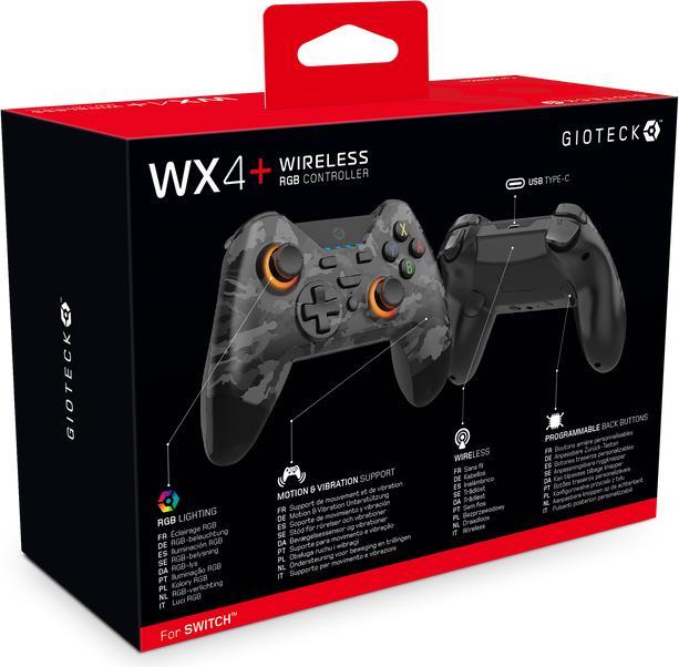 Produktbild Gioteck WX4+ Wireless RGB Controller (Switch OLED, Switch)