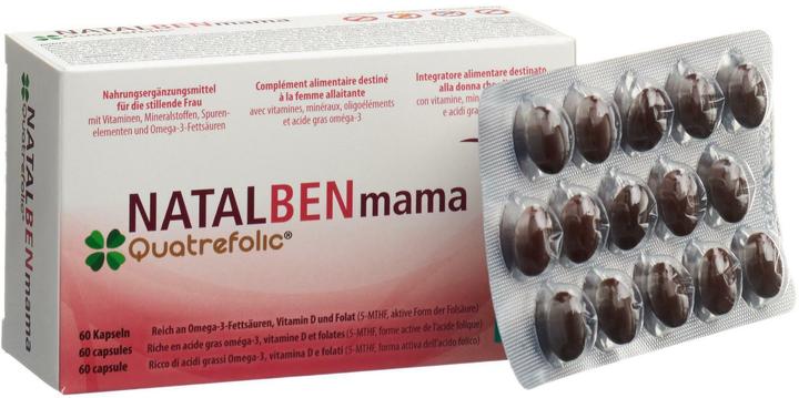 Actual product image Natalben Mama Quatrefolic (1 pcs., Capsules, 132 g)