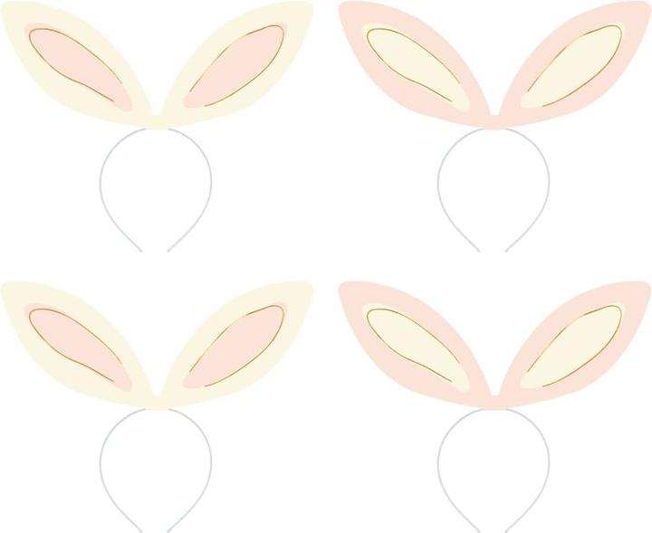 Image du produit Partydeco Serre-tetes Oreilles de lapin (4 pièces)
