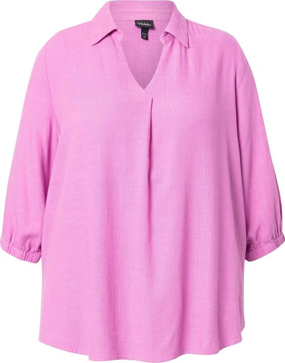 Actual product image Ulla Popken Linen Blend Blouse (58)