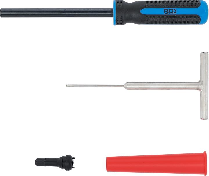 Immagine prodotto BGS Gruppo di attrezzi retrattili con valvola di scarico a 4 pezzi