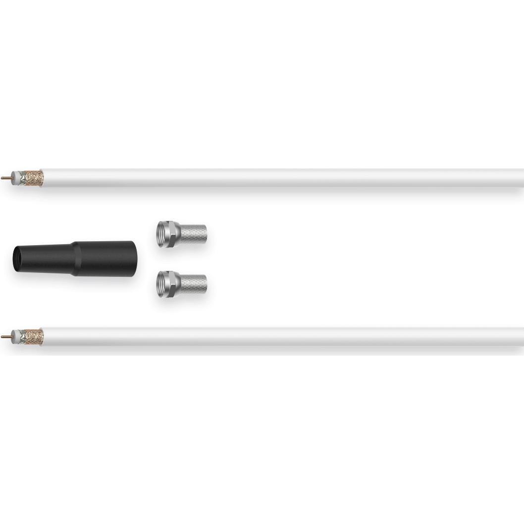 Thumbnail - Hama SAT-Anschluss-Kit, 85 dB, 10 m (85 dB, Antennenkabel), Antennenkabel