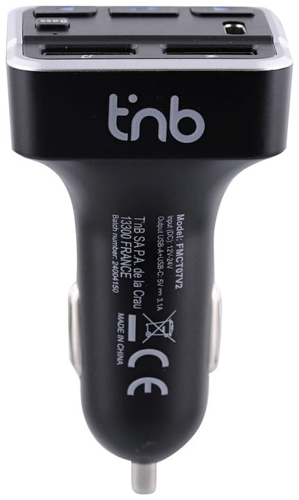 Actual product image T'nB TNB FMCT07V2 3 in 1 Bluetooth FM transmitter