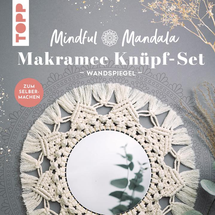 Actual product image Topp Mindful Mandala - Macramé Knotting Set "Wall Mirror