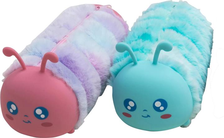 Exacompta Schlampermäppchen Raupe, rund, Kunstfell und Silikon, 22x90 cm