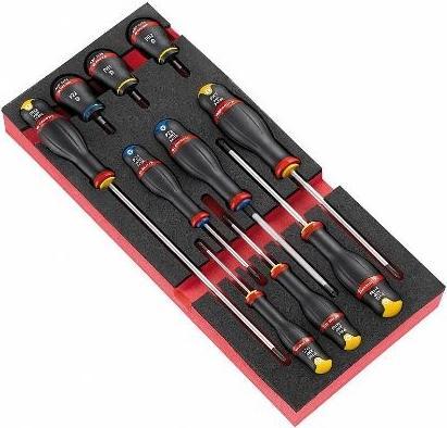Facom Module with 10 PROTWIST® screwdrivers, foam insert