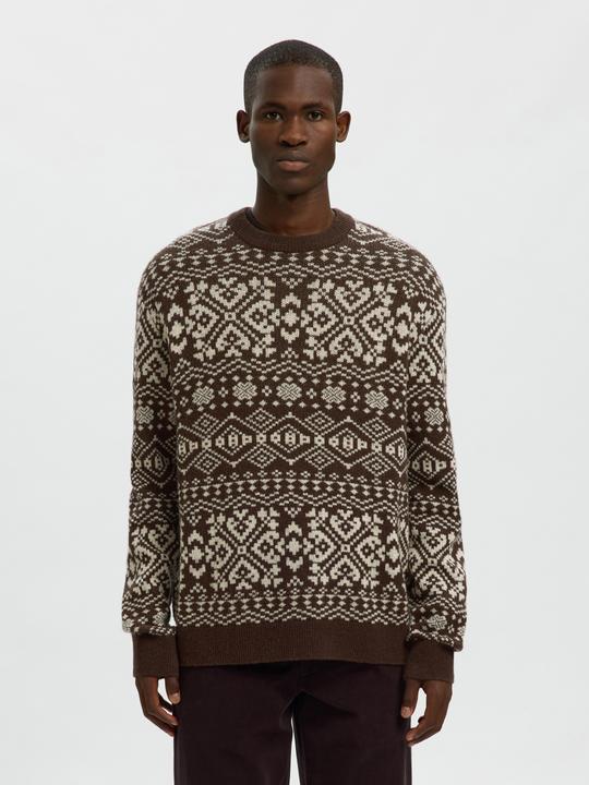 Produktbild Selected Wollmix Pullover mit Rundhalsausschnitt (L)