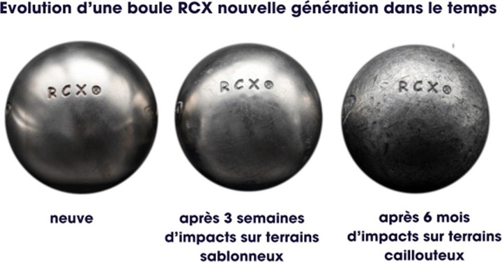 Actual product image Obut RCX pétanque competition balls (73 mm)