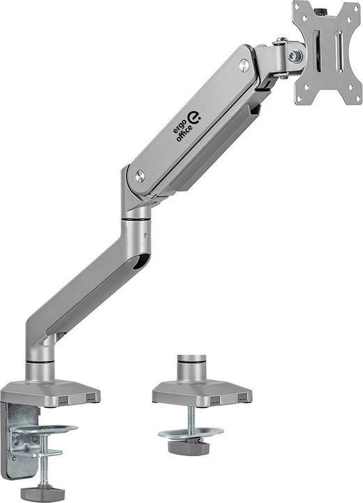 Produktbild Ergo Office Monitorhalter Aluminium mit Gasfeder, Doppelgriff, VESA 75x75 (Tisch, 32.01", 10 kg)