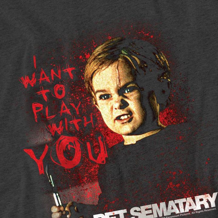 Produktbild Pet Sematary I Want To Play TShirt (S)