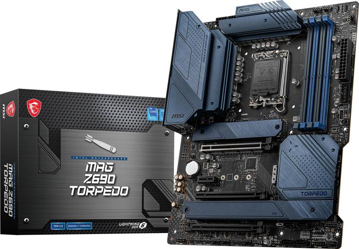 Actual product image MSI MAG Z690 TORPEDO (LGA 1700, Intel Z690 (DDR5), ATX)