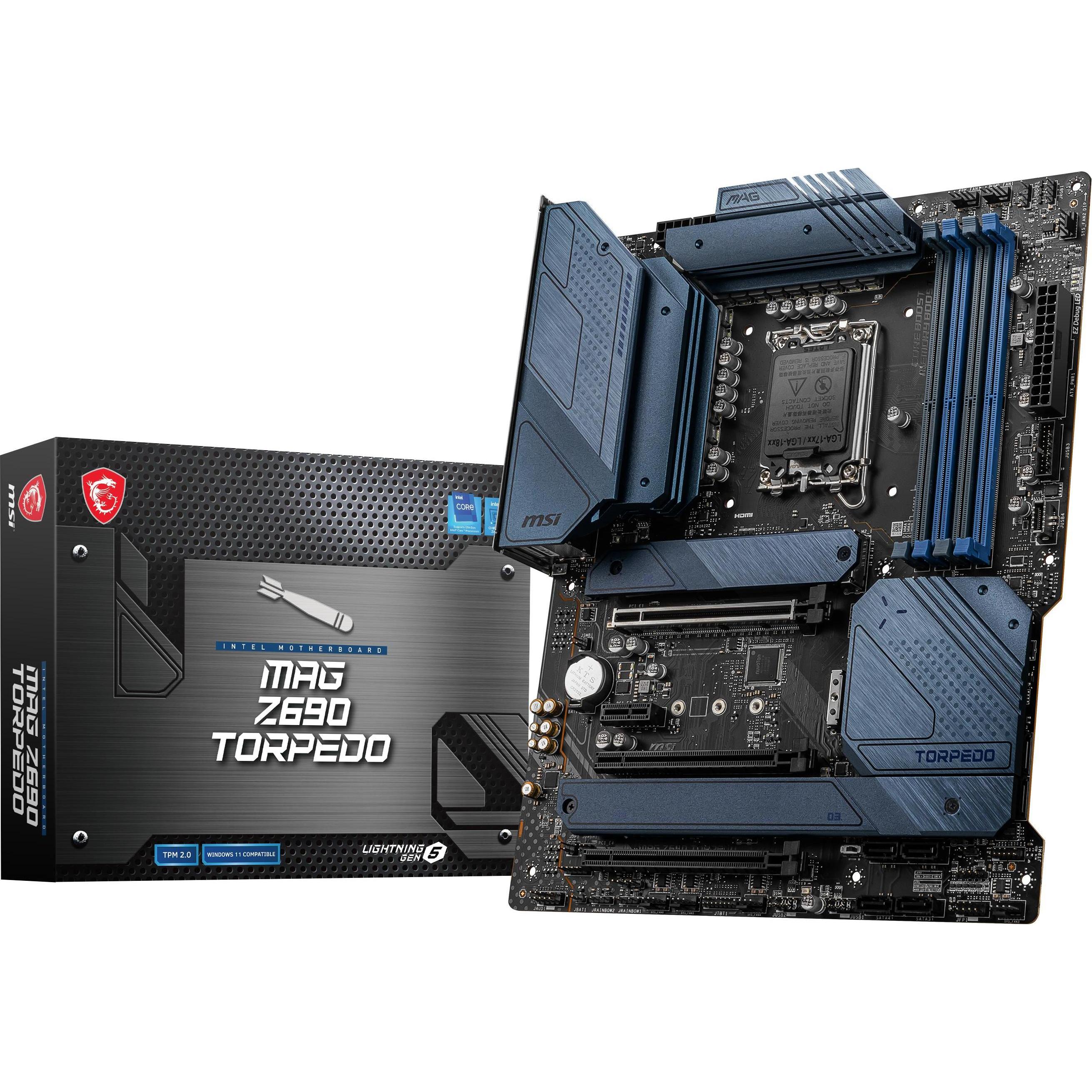 Thumbnail - MSI MAG Z690 TORPEDO (LGA 1700, Intel Z690 (DDR5), ATX), Mainboard