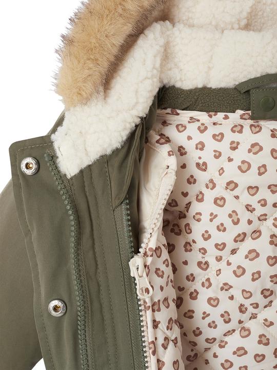 Immagine prodotto Vertbaudet Parka con cappuccio 3-in-1 baby, con giacca trapuntata staccabile (104)