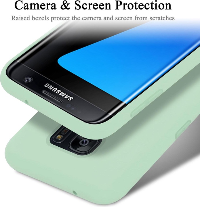 Produktbild Cadorabo TPU Liquid Silicone Case Cover (Samsung Galaxy S7 Edge)