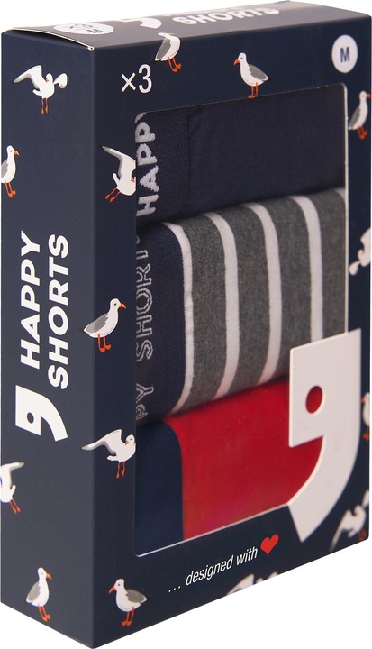 Produktbild Happy shorts Retro Pants Motive (M, 3er Pack)
