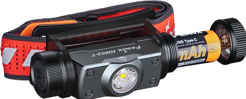 Actual product image Fenix HM62-T, LED headlamp, 1200 lumens, black (1200 lm)