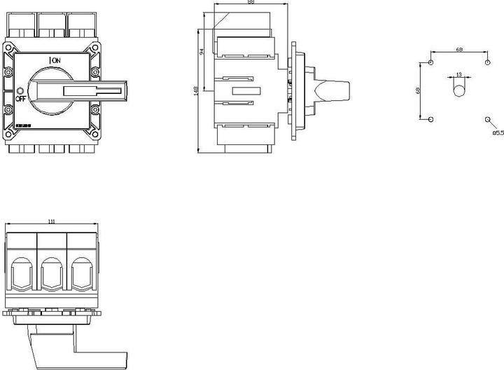 Produktbild Siemens SIEM Hauptschalter