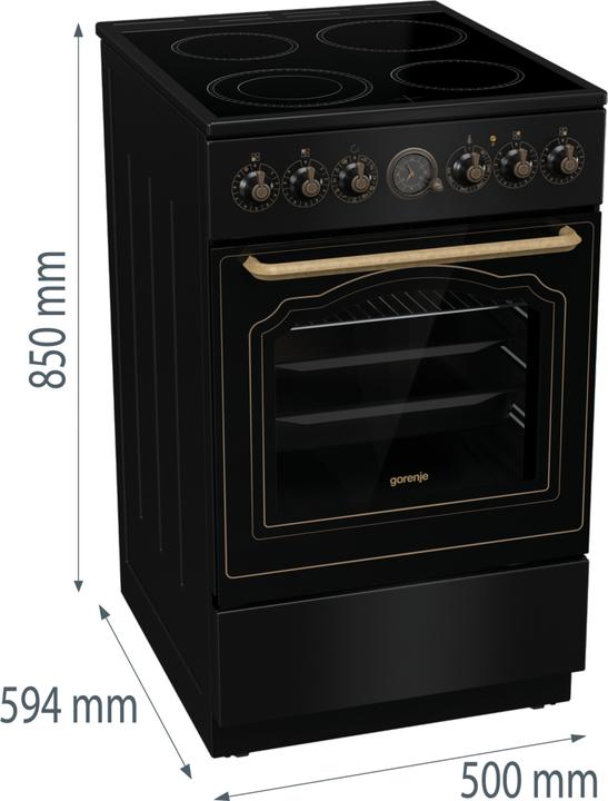 Produktbild Gorenje Gore Herd GECS 5B70CLB A bk ExtraSteam