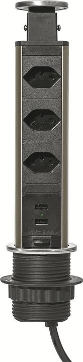 Steffen Steba (5x, Typ 13, USB-A, 1.50 m)