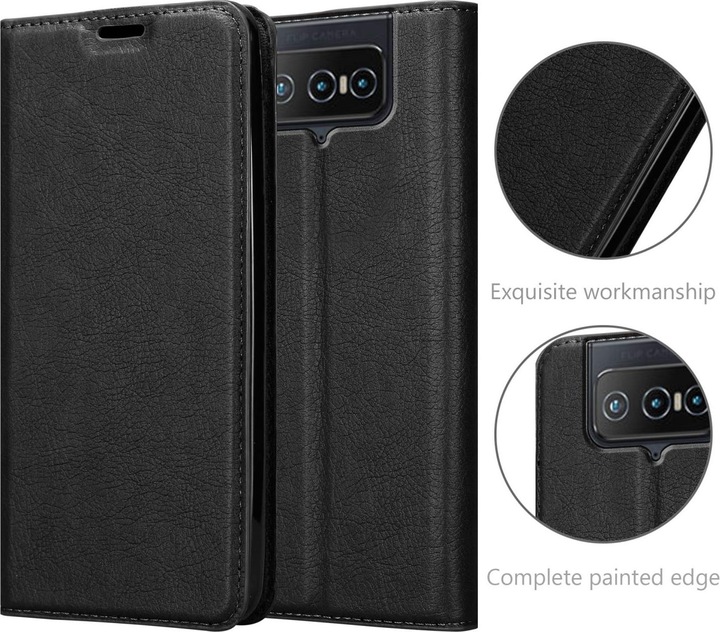 Actual product image Cadorabo Book Invis. Magnet sleeve (Asus Zenfone 8 Flip)