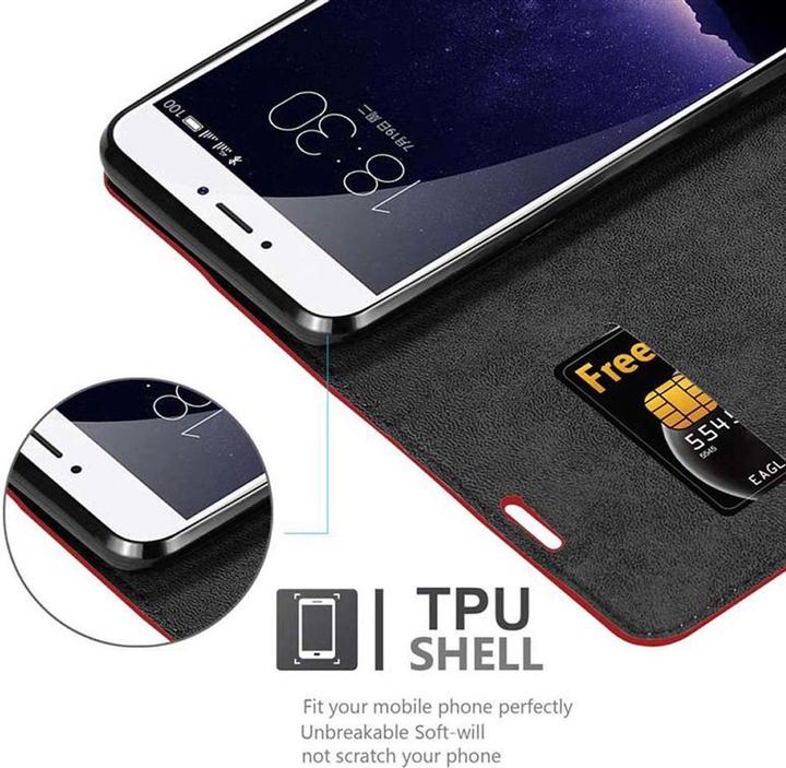 Actual product image Cadorabo Book Invisible Magnet Cover (Meizu MX6)