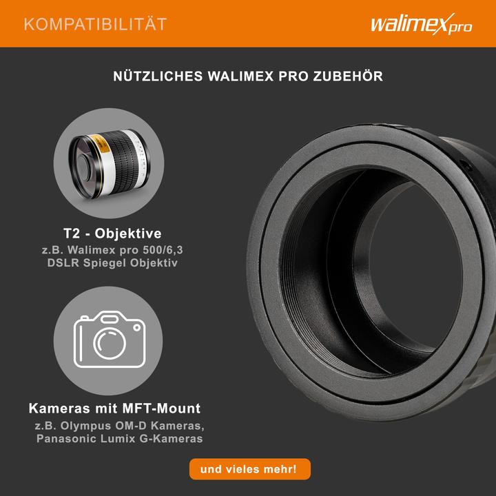 Produktbild Walimex pro T2 Adapter auf MFT