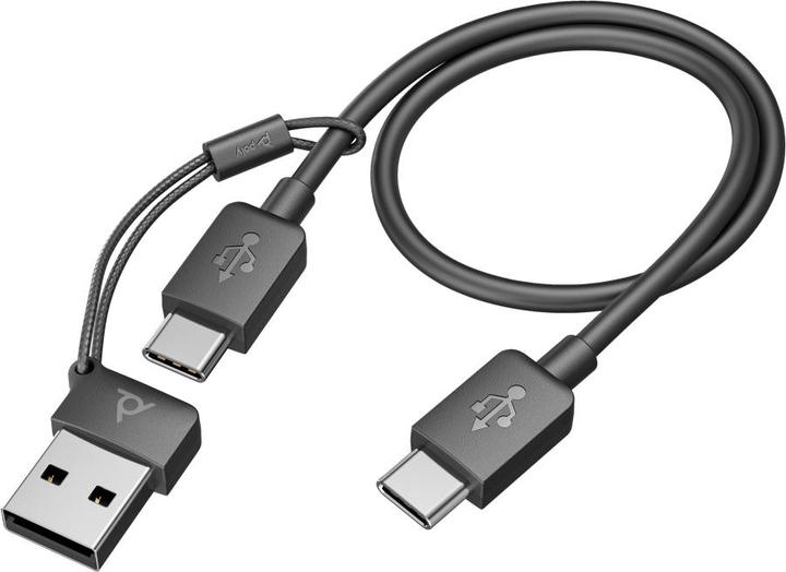 Produktbild HP POLY Voyager Focus 2 USB-C-C Headset +USB-C/A Adapter +Charging Stand
