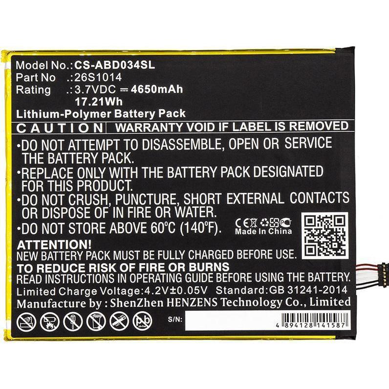 Thumbnail - CoreParts Battery for Amazon Tablet, Smartphone Akku