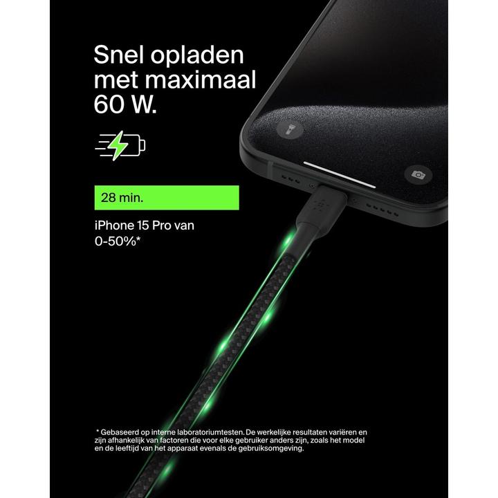 Image du produit Belkin USB C – USB C (0.15 m, USB 2.0, 60 W)