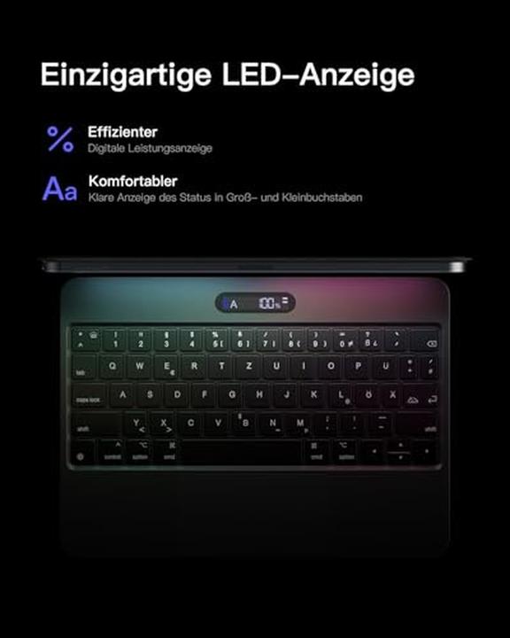 Actual product image Inateck Keyboard iPad 09121 black gray (KB09121 black gray) (DE, IPad Pro 11)