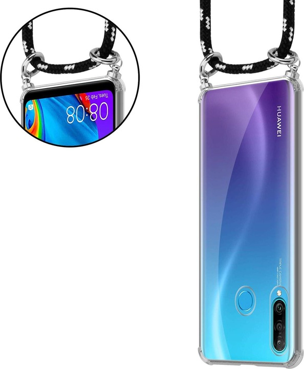 Produktbild Cadorabo TPU Handy Kette SILBER Cover
