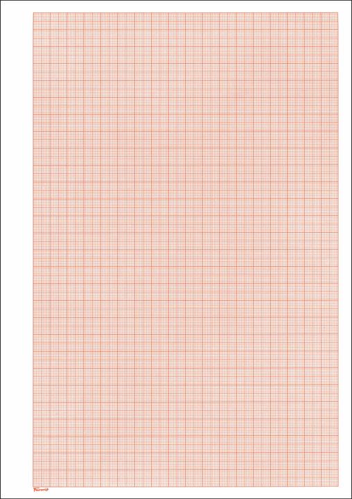 Actual product image Favorit Graph paper block white (21 x 29.7 cm, Checked, Hardcover)