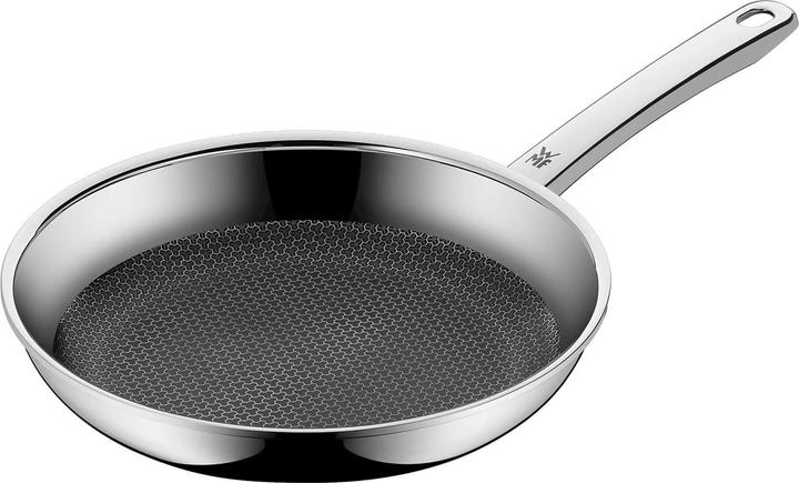 WMF Edelstahlpfanne Bratpfanne 24cm Wabenboden Profi Resist Induktion beschichtet (24 cm, Bratpfanne, Aluminium, Edelstahl)