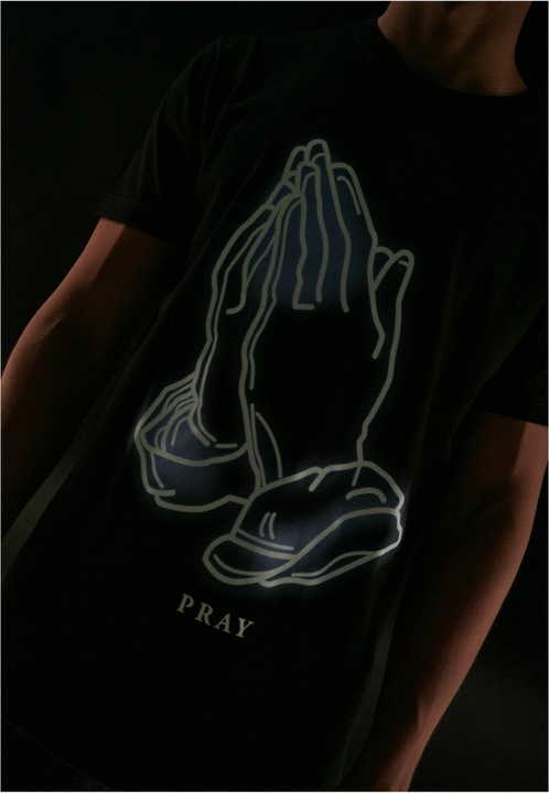 Produktbild Mister Tee Pray Glow Tee (XS)