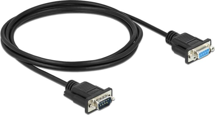 Produktbild Delock Verbindungskabel Nullmodem RS-232 DB9, f-m 2 m (2 m, Industriekabel)