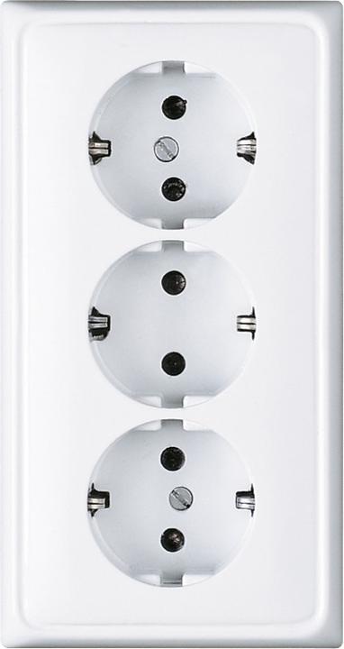 Actual product image JUNG CD 523 WW Socket CEE 7/3 White
