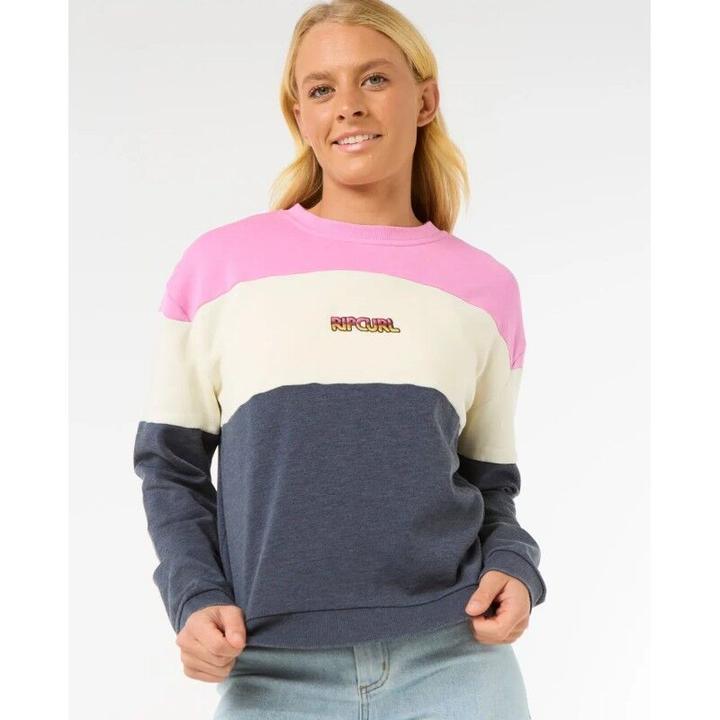 Actual product image Rip Curl Women's Las Dalias Colourblock Crew (XL)