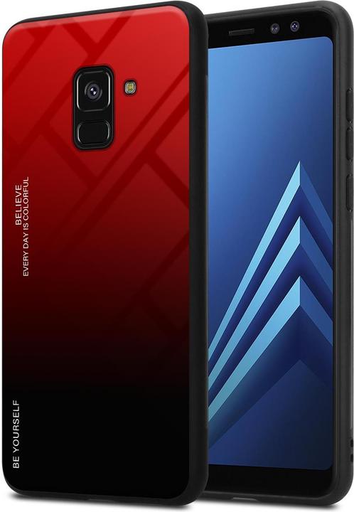 Produktbild Cadorabo TPU 2 Farben Glas Cover (Samsung Galaxy A8 (2018))
