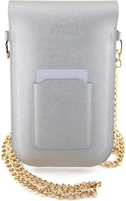 Produktbild Hello Kitty Torebka HKOWBPGHDLMS srebrny/silver Leather Metal Logo Chain (Apple iPhone 16)