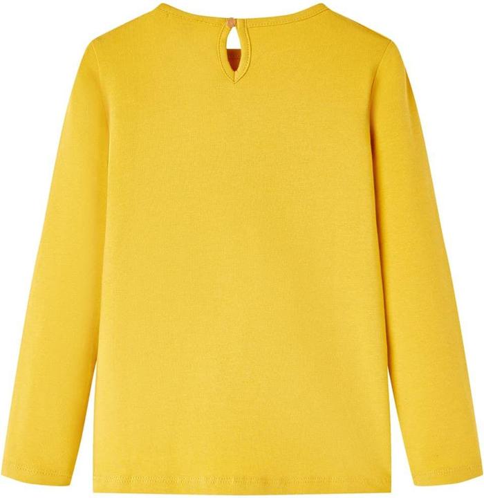 Immagine prodotto VidaXL Camicia da bambino a maniche lunghe ocra 116, materiale: 95% cotone. 5 (116)
